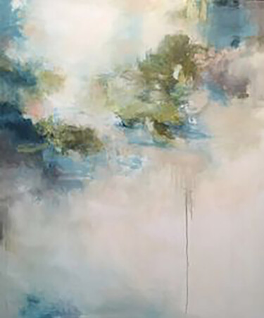Malarstwo zatytułowany „Morning Sky” autorstwa Malinga Kumarasinghe, Oryginalna praca, Akryl Zamontowany na Drewniana rama n…