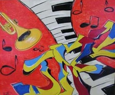 Digital Arts titled "jive jazz" by Malkiese Paythress (knab), Original Artwork