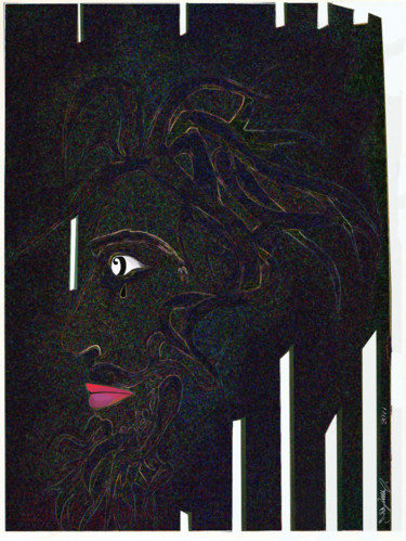 Peinture intitulée "pierro-1.jpg" par Mallallgamme, Œuvre d'art originale