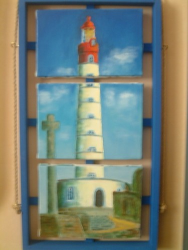 Painting titled "phare" by Jean Chuberre, Original Artwork
