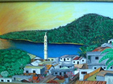 Painting titled "port Mahorais" by Jean Chuberre, Original Artwork