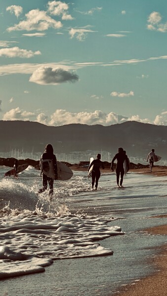 Fotografia zatytułowany „Surfing day in Mall…” autorstwa Malú Matteo, Oryginalna praca, Fotografia cyfrowa