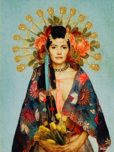 Fotografia intitolato "Mexico en la piel" da Malú Matteo, Opera d'arte originale, Fotografia manipolata