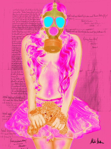 Fotografia zatytułowany „Pink is Beautiful” autorstwa Malú Matteo, Oryginalna praca, Fotografia cyfrowa