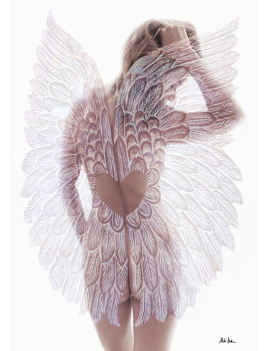 Fotografía titulada "White Angel" por Malú Matteo, Obra de arte original, Fotografía digital
