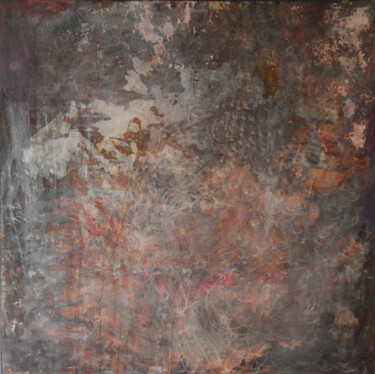 Картина под названием "Here" - Malwina Kwiatkowska, Подлинное произведение искусства, Акрил Установлен на Деревянная рама дл…