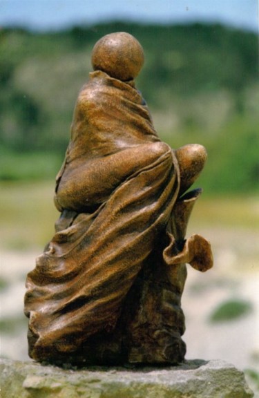Escultura titulada "l'alchimiste" por Marylise Rouanet, Obra de arte original