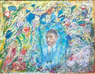 Картина под названием "Van Gogh 8" - Mamduh Fansa, Подлинное произведение искусства, Акрил