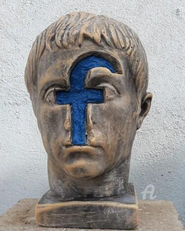 Скульптура под названием ""Faceless"" - Mammad Rashidov, Подлинное произведение искусства, Гипс