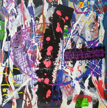 Aircraft Carrier Kamikaze Attack Painting titled "Aircraft Carrier Ka…" by Mamoru Tatsuda, Original Art, Acrylic