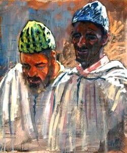Painting titled "No Title" by El Mamoune Alaoui Jamali, Original Artwork