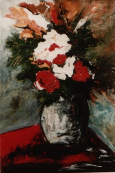 Peinture intitulée "bouquet" par Maria Valverde, Œuvre d'art originale