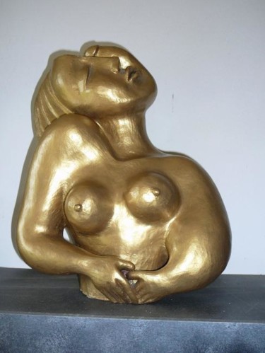 Escultura titulada "FANTASME" por France Lemaitre, Obra de arte original, Terracota