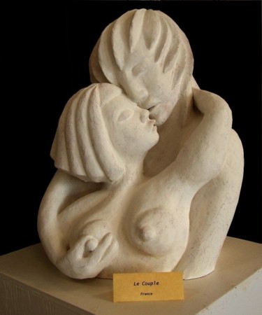 Sculpture titled "DESIR" by France Lemaitre, Original Artwork, Terra cotta