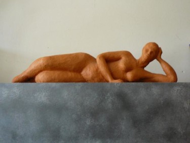 Sculpture intitulée "FANNY" par France Lemaitre, Œuvre d'art originale, Terre cuite