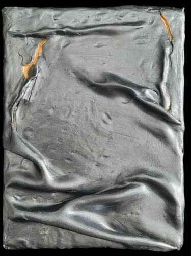 Картина под названием "Titanium" - Mams'L, Подлинное произведение искусства, Акрил Установлен на Деревянная рама для носилок