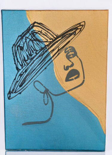 Malarstwo zatytułowany „Suzie” autorstwa Mams'L, Oryginalna praca, Akryl Zamontowany na Drewniana rama noszy