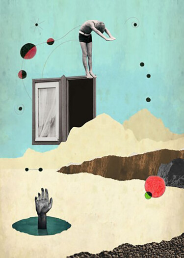 Digitale Kunst mit dem Titel "Untitled 5" von Manar Ali Hassan, Original-Kunstwerk, Digitale Collage