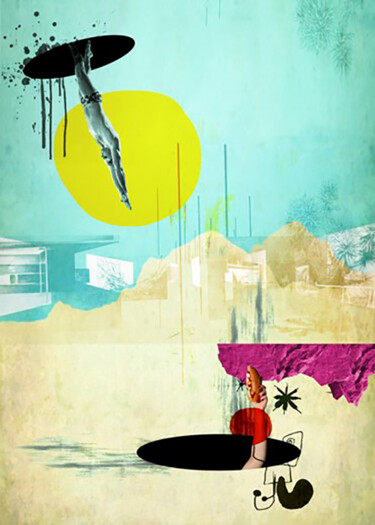 Цифровое искусство под названием "Untitled 10" - Manar Ali Hassan, Подлинное произведение искусства, Цифровой коллаж