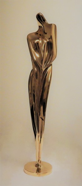 Skulptur mit dem Titel "DUE ALI" von Marcello Mancuso, Original-Kunstwerk, Bronze
