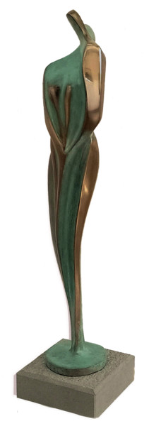 Sculpture titled "Dua Ali 3/3" by Marcello Mancuso, Original Artwork, Bronze