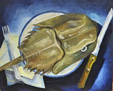 Картина под названием "Мечты на завтрак" - Илья Чудаков, Подлинное произведение искусства