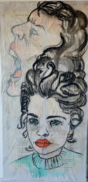 Картина под названием "Emotionen" - Mandy Bonitz, Подлинное произведение искусства, Акрил