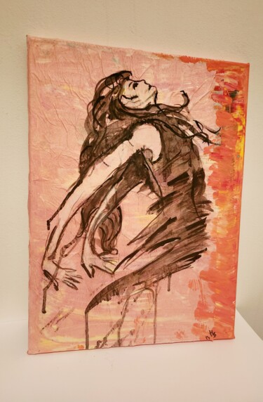Malerei mit dem Titel "Leidenschaft" von Mandy Bonitz, Original-Kunstwerk, Acryl