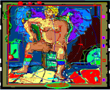 Цифровое искусство под названием "August97" - Mandy Sand, Подлинное произведение искусства