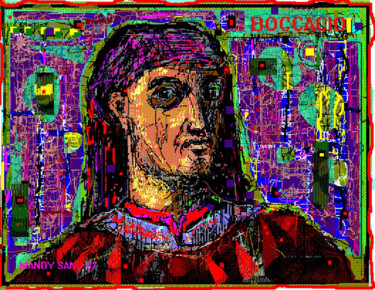 Digital Arts titled "Boccacio" by Mandy Sand, Original Artwork, Digital Painting