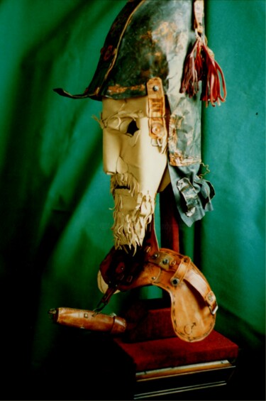 Skulptur mit dem Titel "Don-Quichot" von Mandy Sand, Original-Kunstwerk, Gemischte Medien