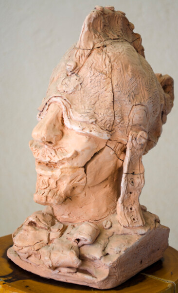 Скульптура под названием "Don Quichote" - Mandy Sand, Подлинное произведение искусства, Керамика
