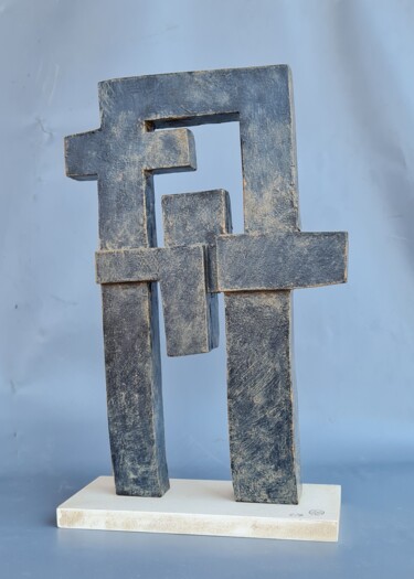 Rzeźba zatytułowany „Estructura” autorstwa Manel Marzo-Mart, Oryginalna praca, Drewno