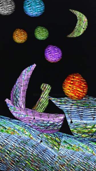 Arts numériques intitulée "Lanterne sul mare" par Mangani', Œuvre d'art originale