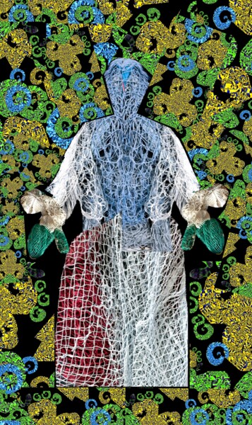 Arte digitale intitolato "Il giardino" da Mangani', Opera d'arte originale