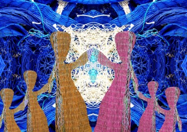 Arte digitale intitolato "Danza energica" da Mangani', Opera d'arte originale