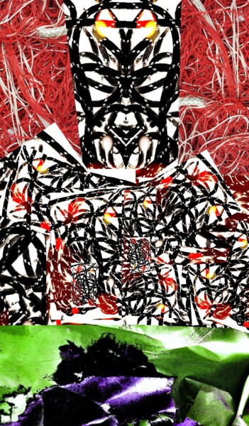 Arte digitale intitolato "La rete fantasma (R…" da Mangani', Opera d'arte originale