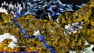 Arte digitale intitolato "La Terra dei Draghi" da Mangani', Opera d'arte originale