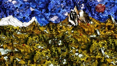 Arte digitale intitolato "La Terra di Van Gogh" da Mangani', Opera d'arte originale