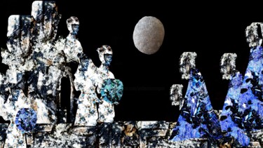 Arte digitale intitolato "Incontro al chiaro…" da Mangani', Opera d'arte originale