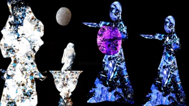 Arts numériques intitulée "La rete fantasma è…" par Mangani', Œuvre d'art originale