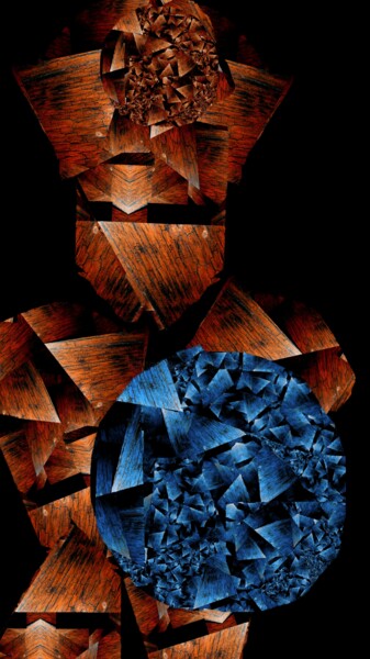 Digitale Kunst mit dem Titel "Marte - 14 (Guerrie…" von Mangani', Original-Kunstwerk