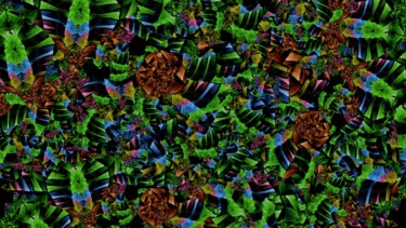 Arts numériques intitulée "Esplosioni di colori" par Mangani', Œuvre d'art originale