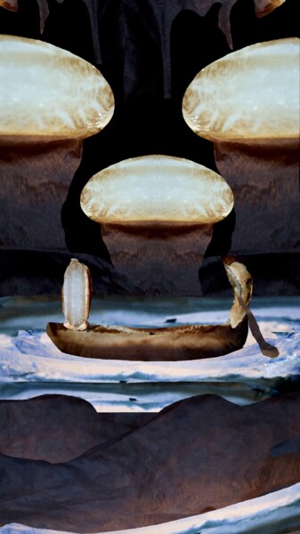 Arte digitale intitolato "Il traghettatore de…" da Mangani', Opera d'arte originale