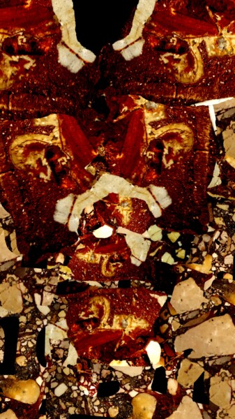 Arte digitale intitolato "Diavolo rosso" da Mangani', Opera d'arte originale