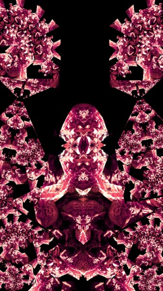 Arte digitale intitolato "Coralli rossi - 3" da Mangani', Opera d'arte originale