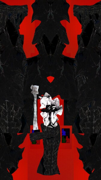 Digital Arts titled "Le Rouge et le Noir…" by Mangani', Original Artwork