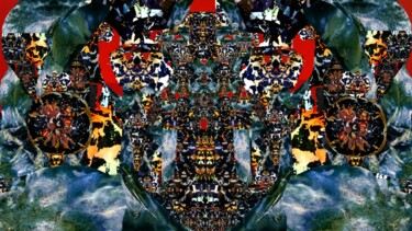 Arts numériques intitulée "Tibet - 1 (Jolly)" par Mangani', Œuvre d'art originale