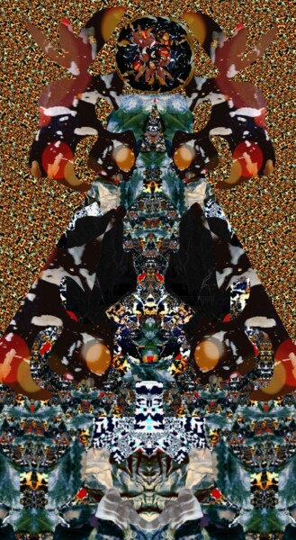 Arte digital titulada "Il monaco zen (e al…" por Mangani', Obra de arte original