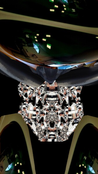 Arte digitale intitolato "L'occhio del Duca" da Mangani', Opera d'arte originale, Fotomontaggio